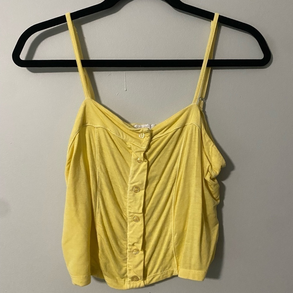 Don’t Ask Why Yellow Tank Top